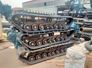 ディーゼル機関を搭載する3つのMTの企業の掘削装置のクローラー トラック下部構造